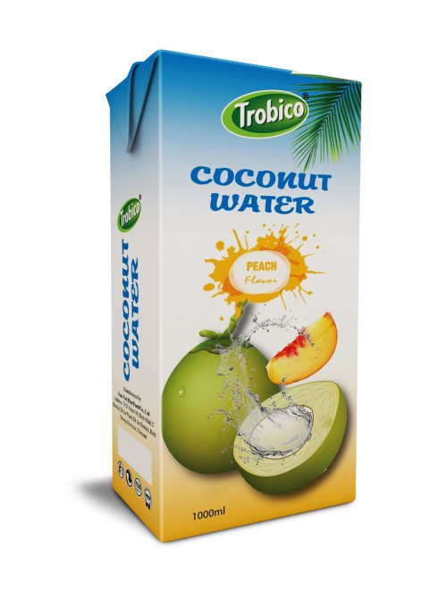 1000ml coconut water peach Flavour